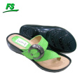 Hot selling PU ladies slipper with Rubber sole